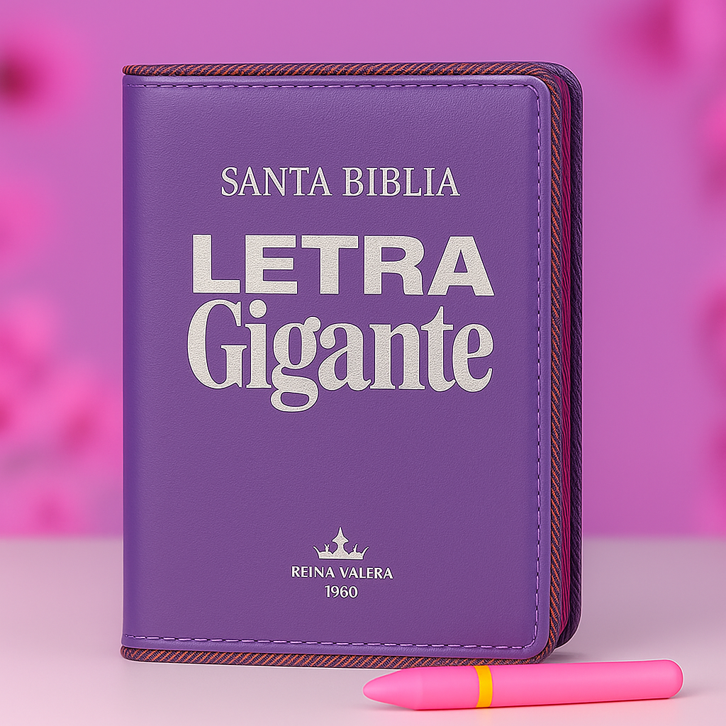 Biblia RVR1960 + Separadores + Estuche transparente + Resaltador gel