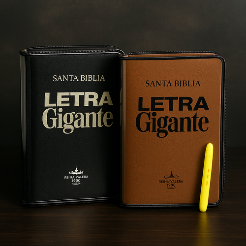 Biblia RVR1960 + Separadores + Estuche transparente + Resaltador gel